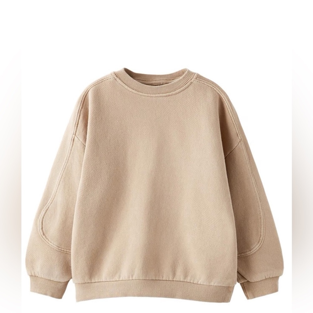 ZARA kids beige sweatshirt size 18-24 months